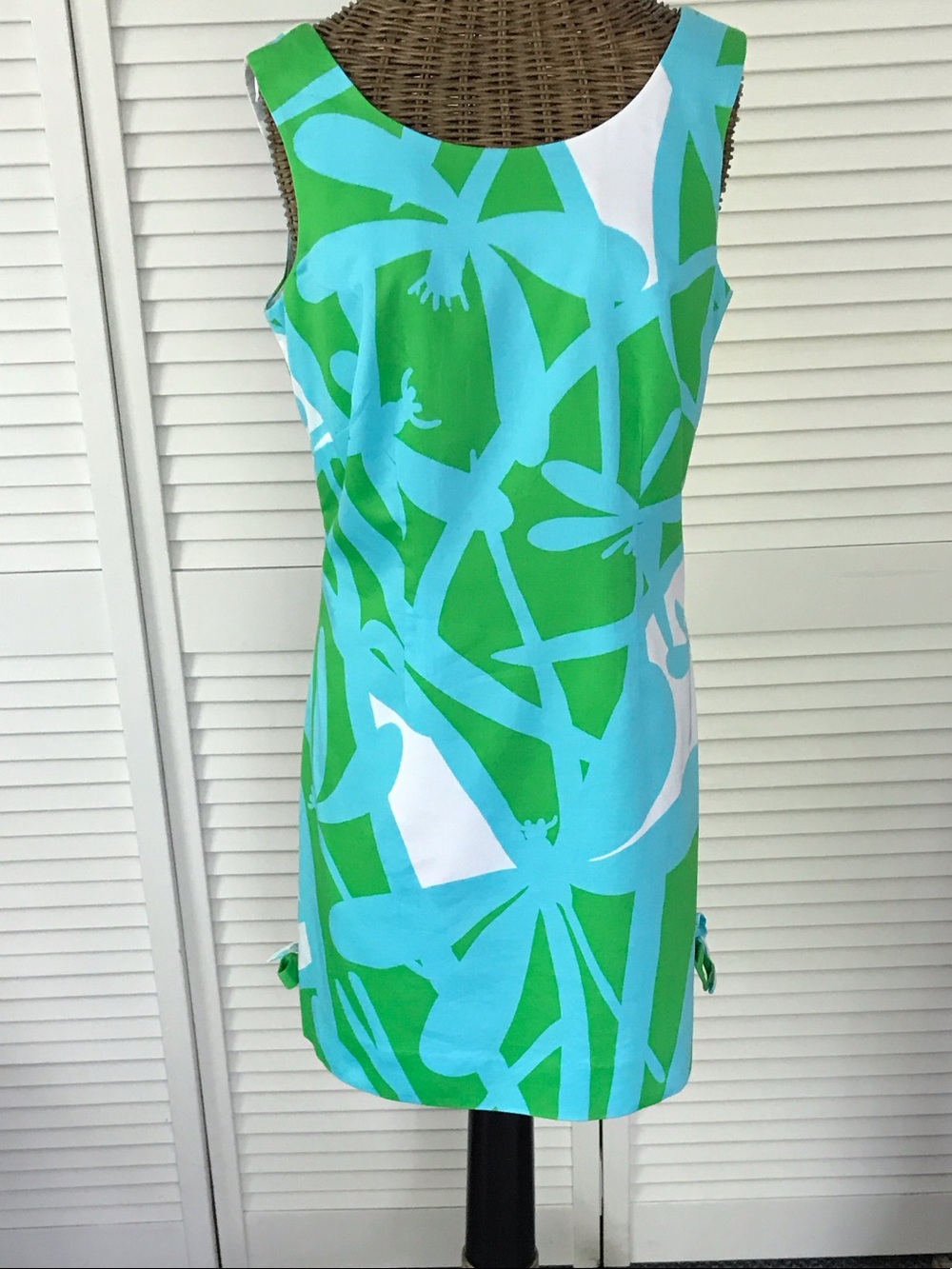Lilly Pulitzer Green and Aqua Mini Dress